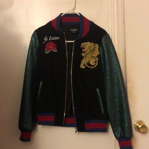 Bebe exclusive bomber jacket